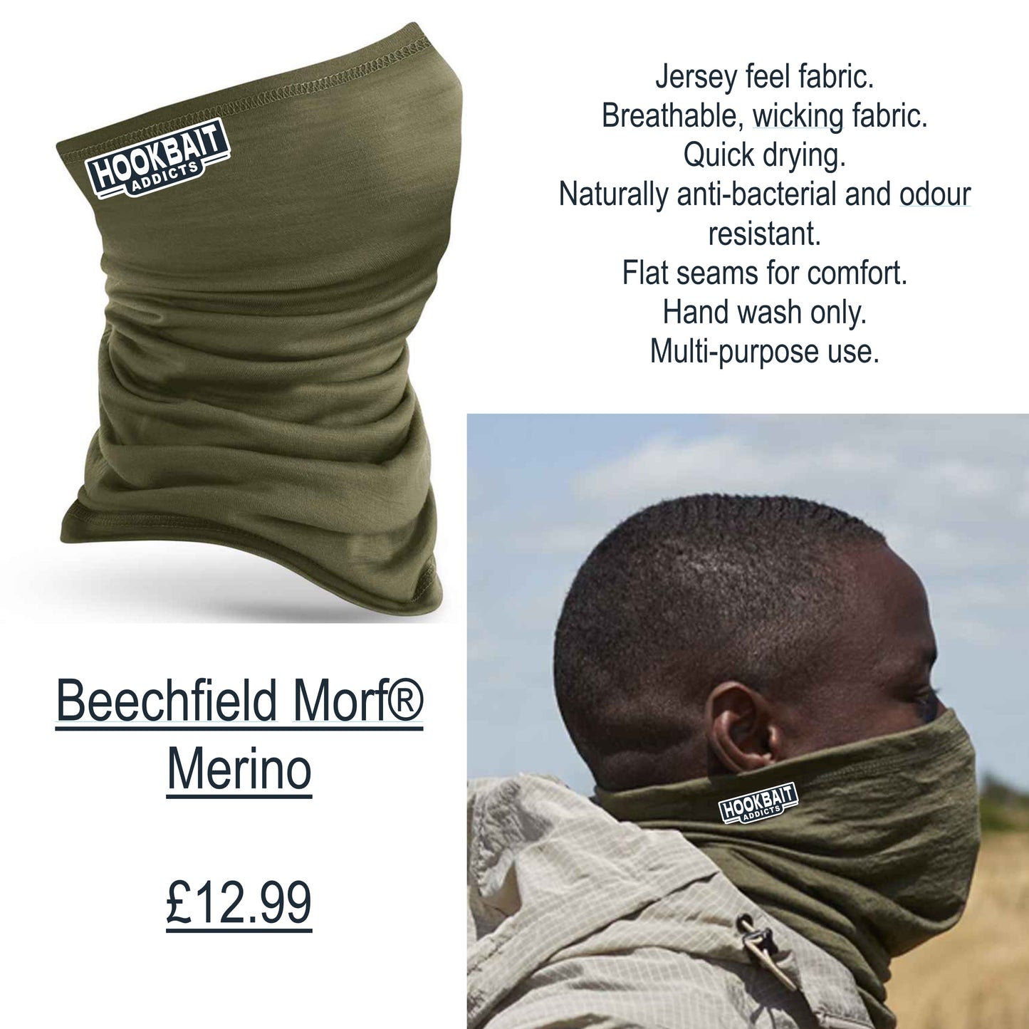 Hookbait Addicts: Morf Merino Neck-Scarf