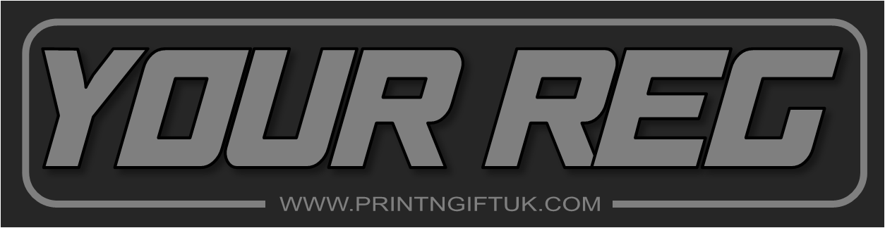 ACCC CUSTOM NUMBER PLATE AIR-FRESHENER - BLACK