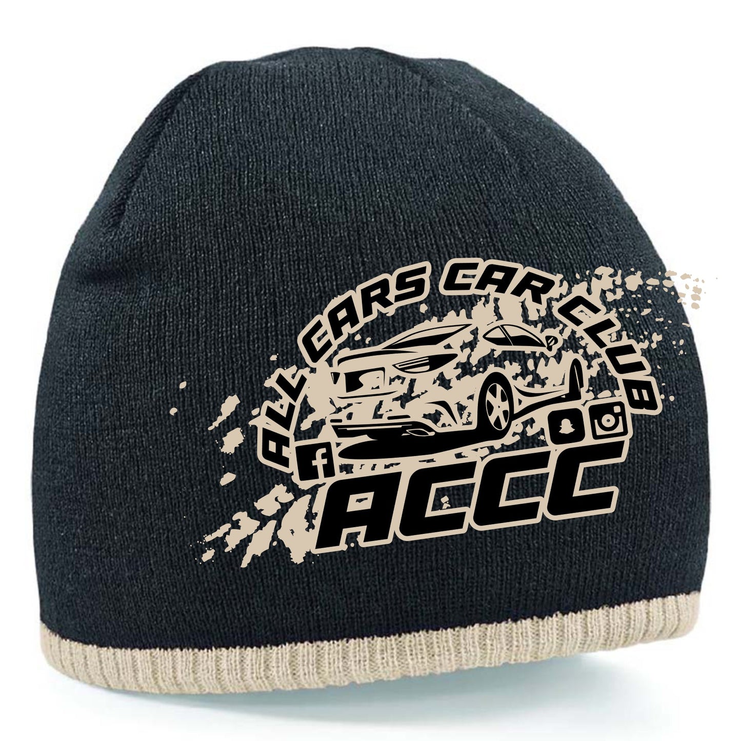 ACCC RIMMED BEANIE - COLOUR-OPTIONS AVAILABLE (BB44C)