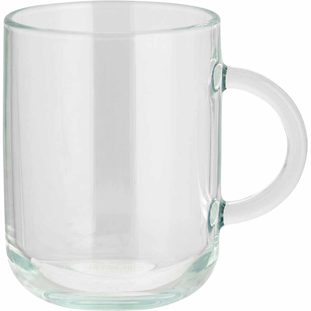 Custom Glass Coffee Mugs with Personalisation - Initial and Name or your choice of drink "Coffee Please"