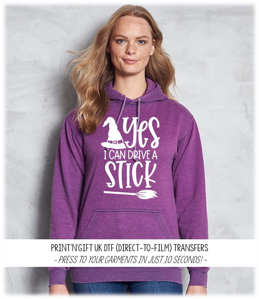 Yes, I can drive a Stick DTF Transfer