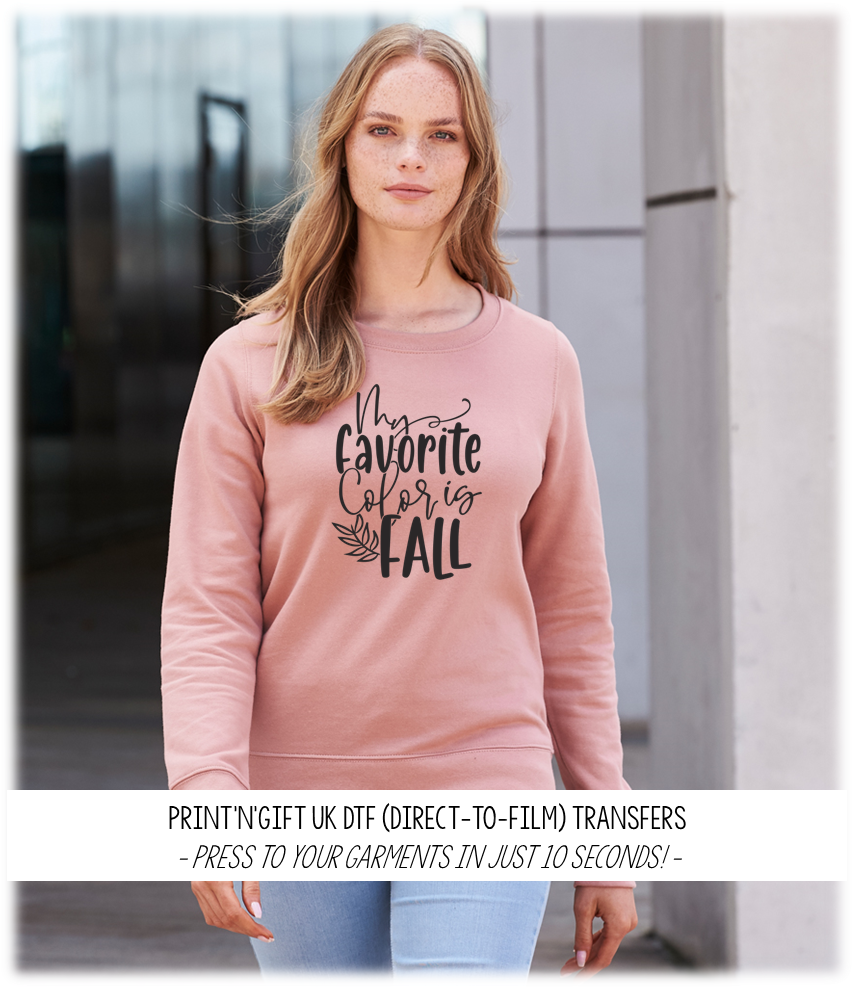 My Favourite Colour is Fall DTF Transfer