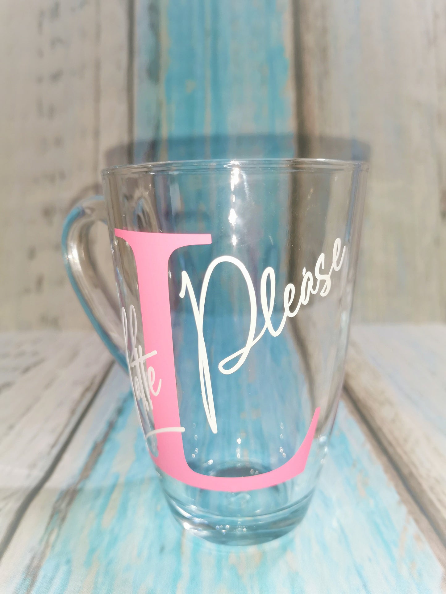 Custom "Initial & Name" Glass Mug