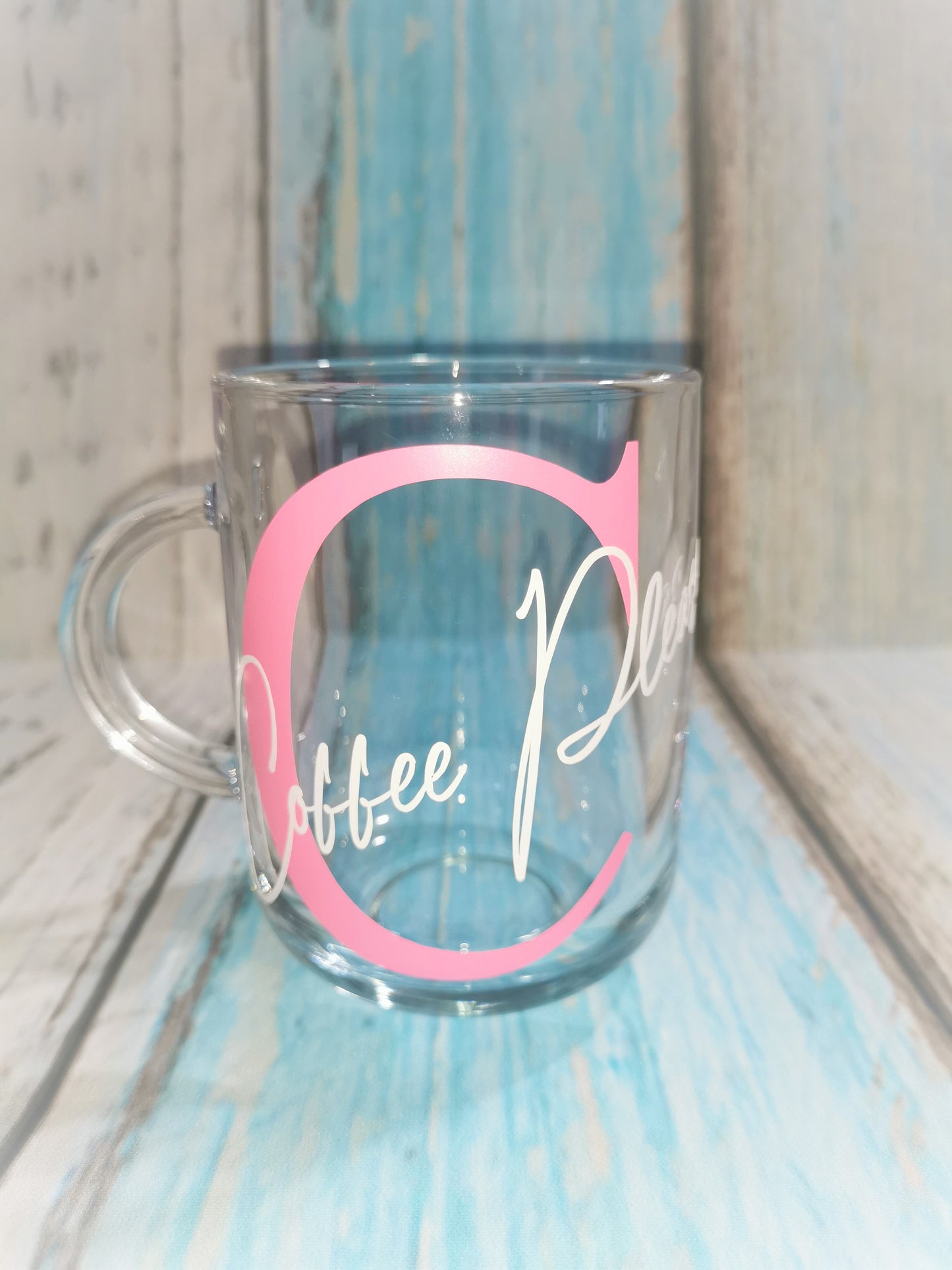 Custom "Initial & Name" Glass Mug