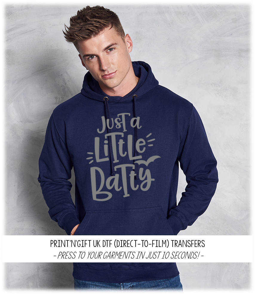 Just A Little Batty DTF Transfer