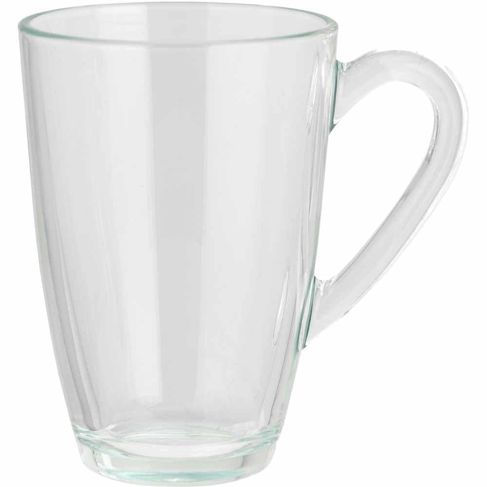 Custom Glass Coffee Mugs with Personalisation - Initial and Name or your choice of drink "Coffee Please"
