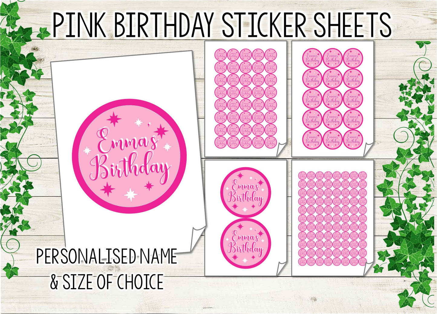 Custom A4 Sticker Sheets - Any Design