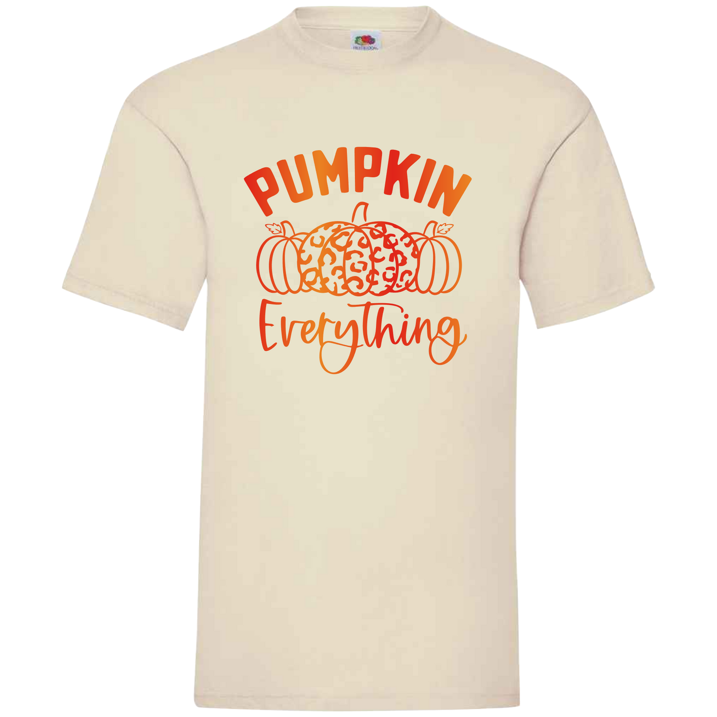 "Pumpkin Everything" T-shirt with Ombre Print