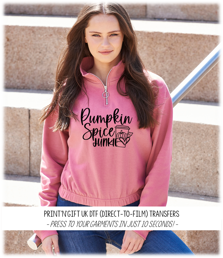 Pumpkin Spice Junkie DTF Transfer