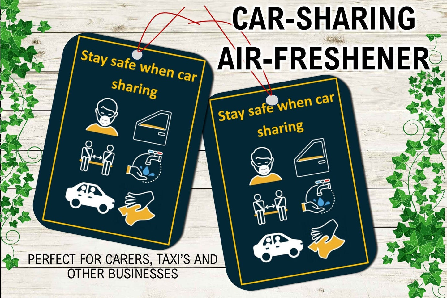 Car-Sharing Safety Air-Fresheners