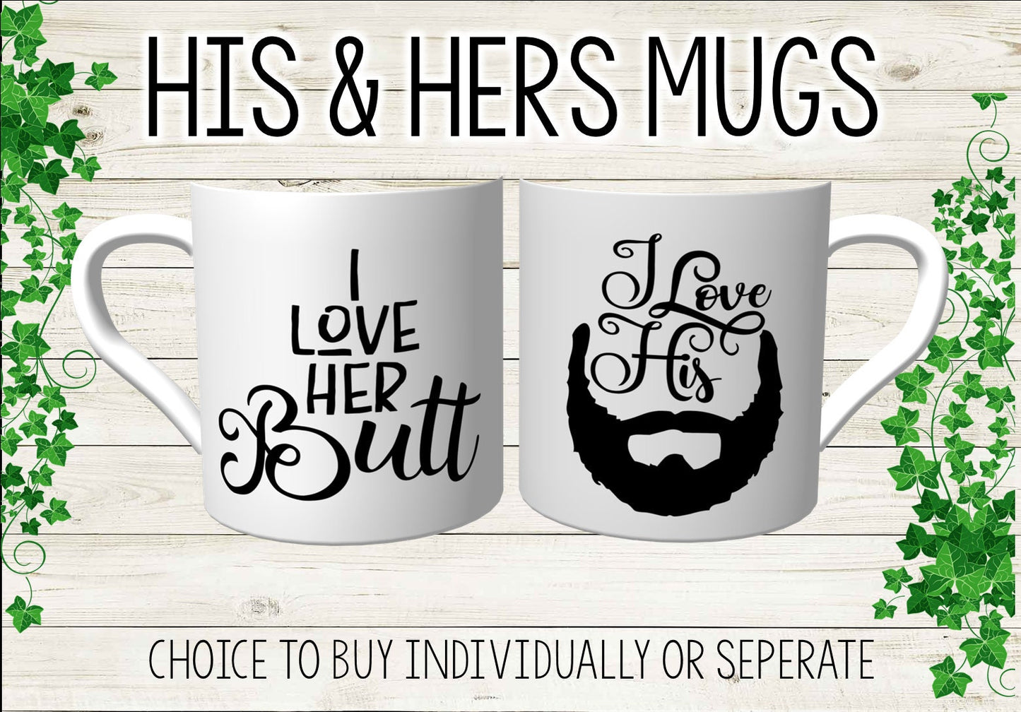 Couples His & Hers Mug Set