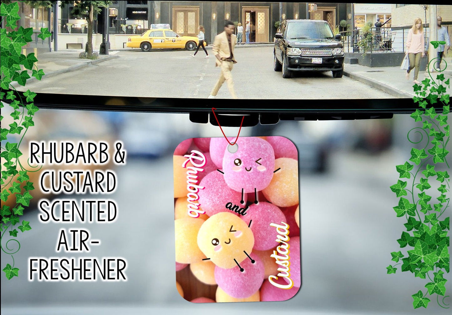 Kawaii Rhubarb & Custard Scented Air-Freshener