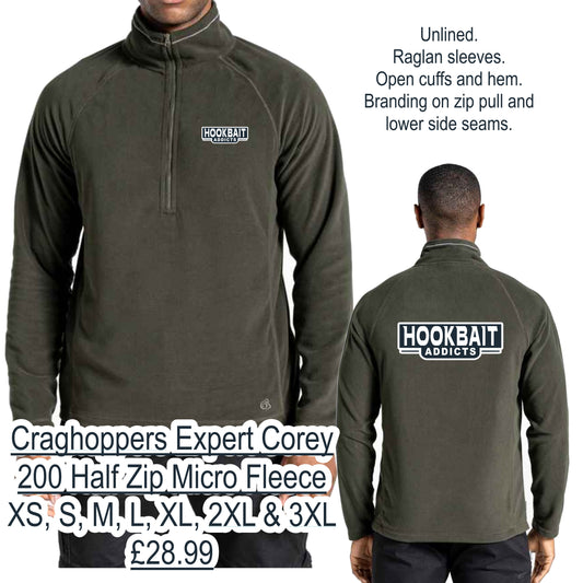 Hookbait Addicts: Craghoppers Expert Corey 200 Half Zip Micro Fleece