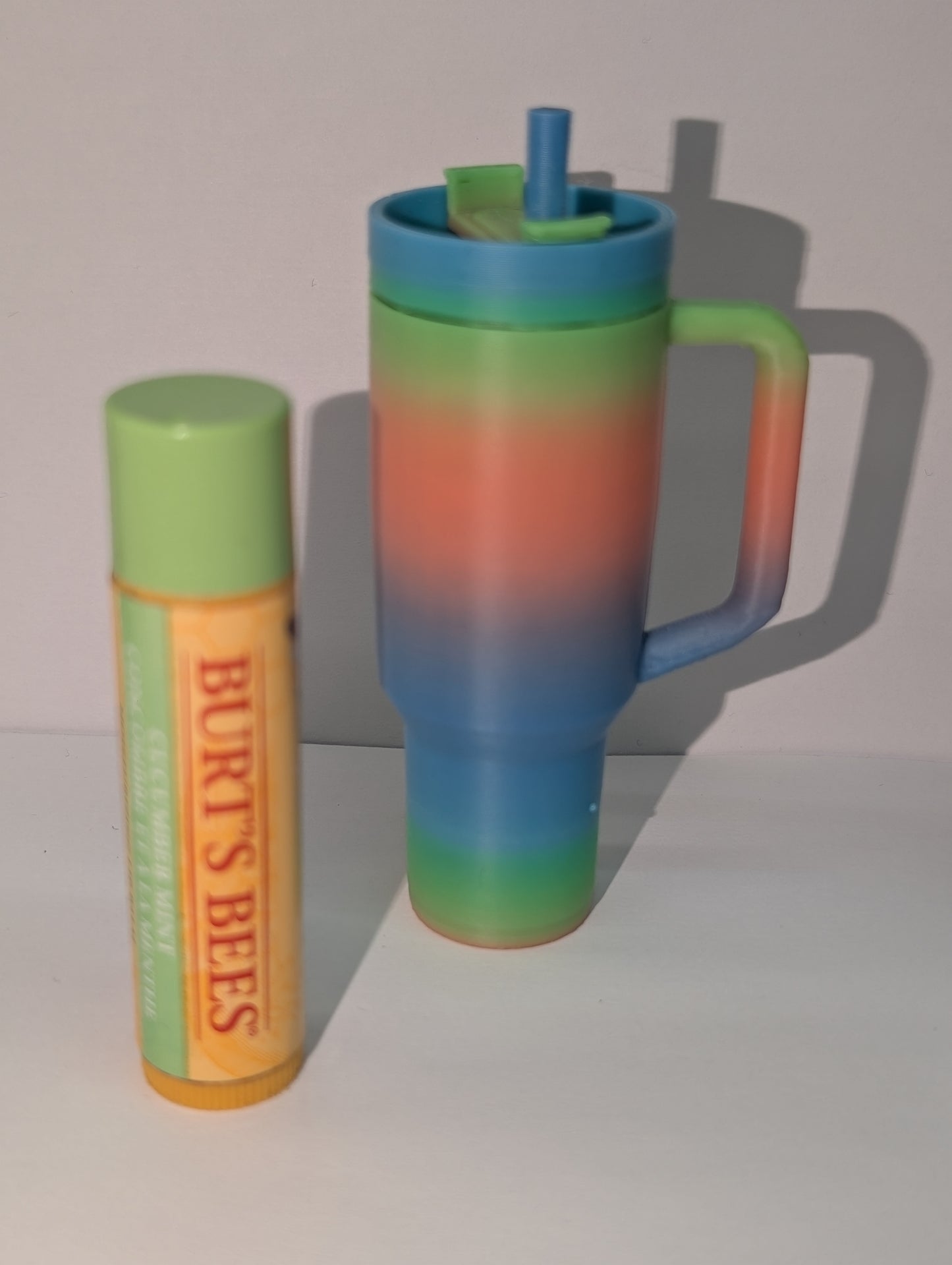 3D PRINTED STANLEY LIP BALM HOLDER KEYRING