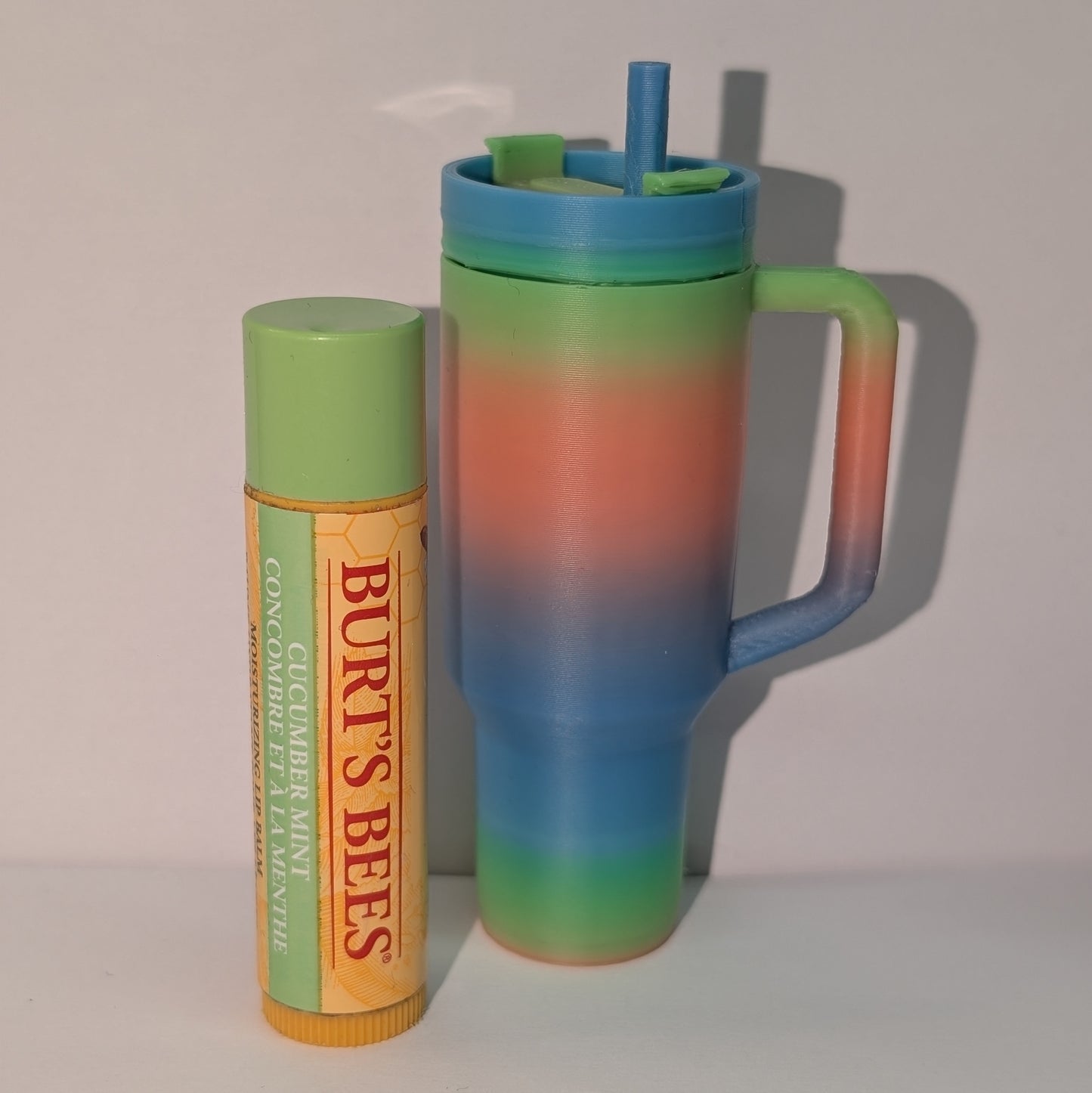 3D PRINTED STANLEY LIP BALM HOLDER KEYRING