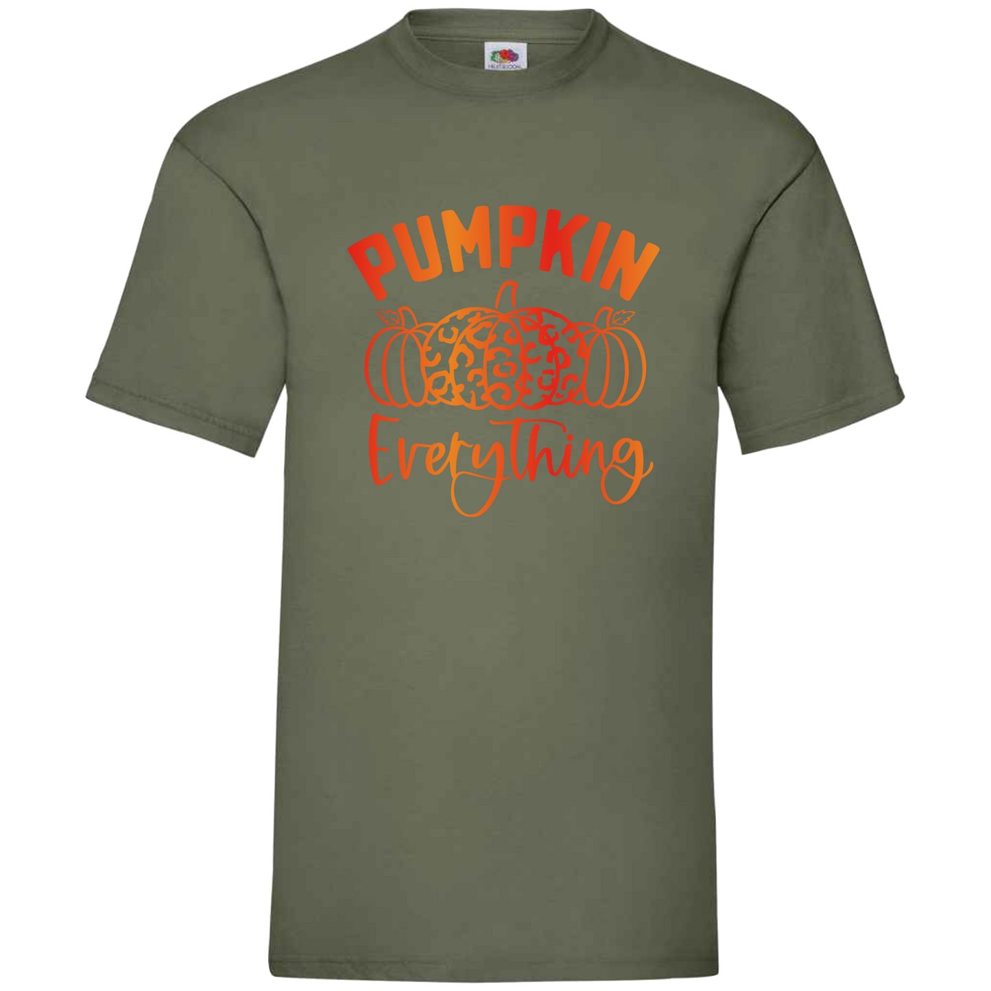 "Pumpkin Everything" T-shirt with Ombre Print